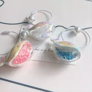 Брелок для ключей из ПВХ с морским животным, новый модный женский кулон для мобильного телефона в виде кита белый