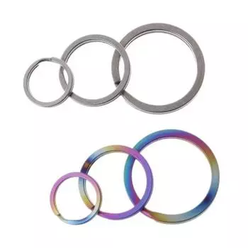 Брелок для ключей, карманный инструмент, мини-раздельный брелок с пряжкой, круглый зажим 18mm