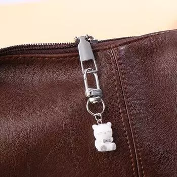 Брелок для ключей Kawaii Flocked Cat Cartoon Koala Bear Phone Подвеска для наушников Чехол для рюкзака Сумка Декор Автомобильный брелок для ключей as the picture