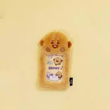 Брелок для ключей Line Friends BT21 SHOOKY с фотокартой