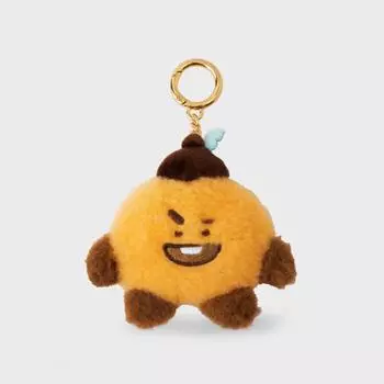 Брелок для ключей Line Friends BT21 SHOOKY HOOKY Hop Inrup Face Doll