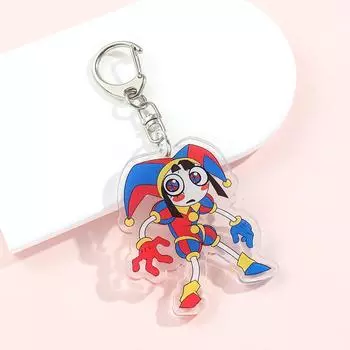 Брелок для ключей Love Dog, парный брелок, сумка, подвеска, темный, крутой, женский кулон One Size красный