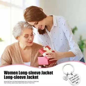 Брелок для ключей «Мама» с круглым кольцом и подвеской из искусственного жемчуга «Неважно, сколько мне лет, ты мне всегда нужна, мама» Брелок на день матери в подарок C