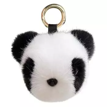 Брелок для ключей, милые пушистые плюшевые брелки для кукол, женские сумки для девочек, кошелек с орнаментом, брелок для ключей от машины, подарочные очаровательные украшения