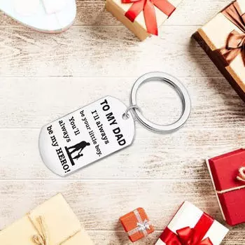 Брелок для ключей «Моему папе», автомобильные брелки, сумка, подвеска, брелок для ключей, подарки на день отца от сына, брелок для ключей