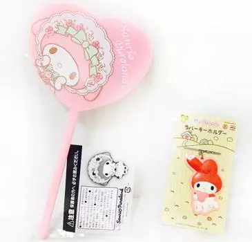 Брелок для ключей My Melody 40th Anniversary Mirror Rubber Puroland Limited [Sanrio]