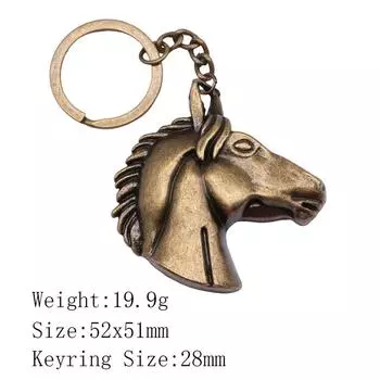 Брелок для ключей на сумку ко Дню матери Лошадь Единорог Брелок для ключей Дом Сад Ребенок Брелок A46-1pcs-26x15mm