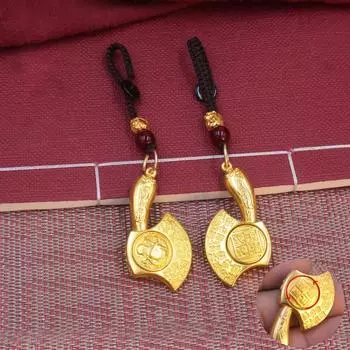 Брелок для ключей на удачу в китайском стиле, подвесная сумка, креативный брелок со знаком зодиака tiger