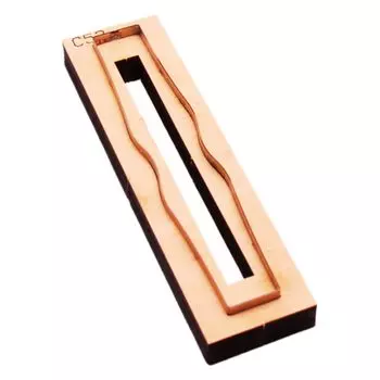 Брелок для ключей Nanarico Leather Craft Die Cutting Leather Cutting Die Strap Tool Leather Tag DIY Original Blade Handmade Accessory Tool