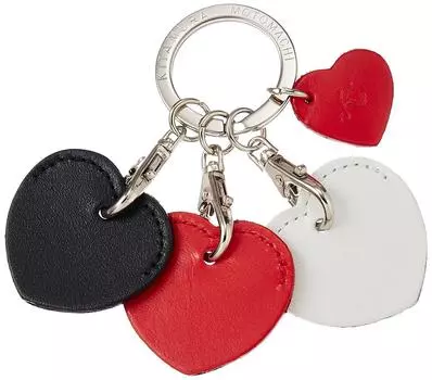 Брелок для ключей NH0687 Dark 10701 [Kitamura] В форме сердца, синий/красный [Темно-синий]