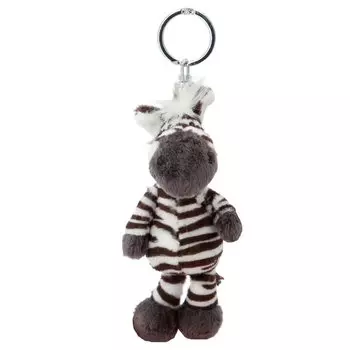 Брелок для ключей NICI Zebra 10 см [Wild Friends] чёрный