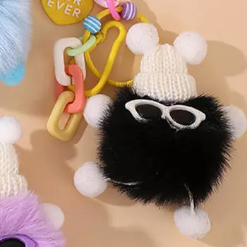 Брелок для ключей от машины Подвеска для друзей Взрослых Мужчин Женщин Семьи чёрный