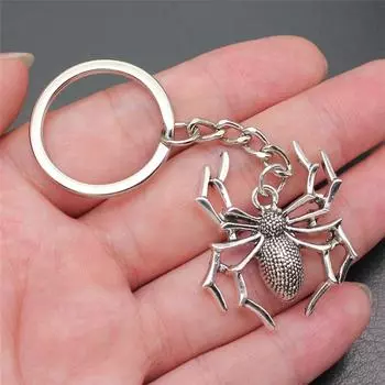 Брелок для ключей «Паук-летучая мышь» Мужские украшения Аудитория Эстетика Самые дешевые товары A04-1pcs-33x23mm