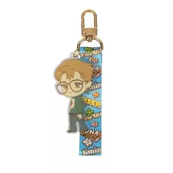 Брелок для ключей ROYCHE TinyTAN с акриловым ремешком (Jimin) TinyTAN-KRA-D-JM