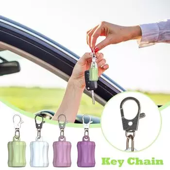 Брелок для ключей с блеском для губ и помадой, Брелок для ключей с блеском для губ, Портативный чехол для помады One Size светло-зеленый