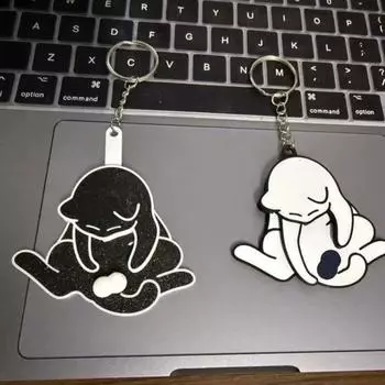 Брелок для ключей с изображением шевелящегося кота, вращающиеся шарики для кошек, игрушка для снятия стресса, брелок с изображением котенка, подвеска для любителей кошек, подарочные пакеты и брелоки A