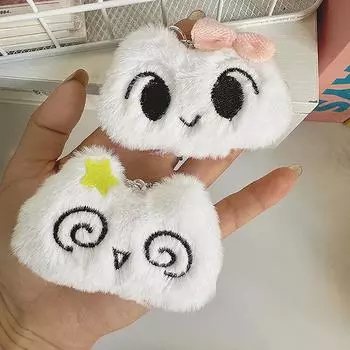 Брелок для ключей с котенком из мультфильма «Звезда» и «Бант» в виде кошки, сувенирные подарки, автомобильные ключи, сумка для украшений своими руками, кулон, аксессуары as the picture