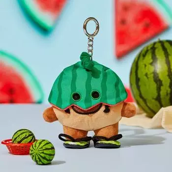 Брелок для ключей с куклой Line Friends BT21 SHOOKY Summer Lane