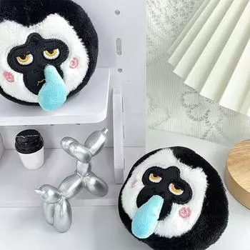 Брелок для ключей с мультяшной обезьяной, креативная, смешная, сопливая обезьяна, кавайная, подвеска в виде животного, сумка, автомобильный брелок