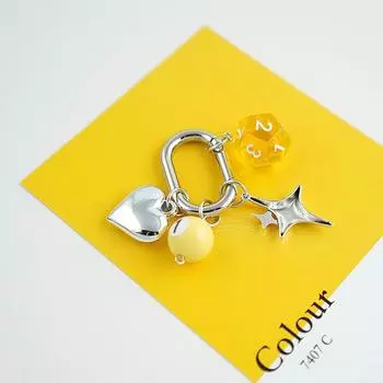 Брелок для ключей с нестандартными игральными костями, бильярдный брелок, новинка, забавный брелок для автомобиля, изысканный рюкзак, украшения, аксессуары, подарки