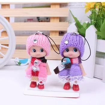 Брелок для ключей с плюшевыми куклами, мягкие игрушки, брелок для ключей с мини-плюшевыми животными, брелок для ключей для малышей onesize