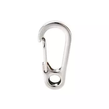 Брелок для ключей с пряжкой из нержавеющей стали для кемпинга и пешего туризма