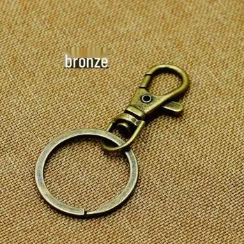 Брелок для ключей с пряжкой в виде сумки из бронзы в стиле ретро (81137) - DIY аксессуар Metal