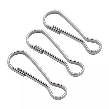 Брелок для ключей с застежкой на талию в виде свиньи, 4 размера, 5 цветов, аксессуары, детали, парные украшения, необычные украшения A03-10pcs-20mm-Gun Black