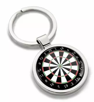 Брелок для ключей Skino 3D Metal Sports Game Darts Darts Board Target Keychain Keychain Gift Men Women Keychain Gift Box KK 197