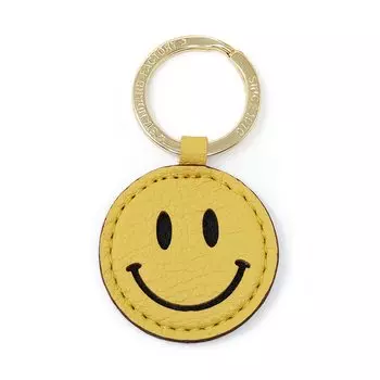 Брелок для ключей Smile Keychain из искусственной кожи, желтый [Standard Factory] slkr-004d