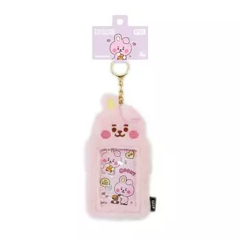 Брелок для ключей Solomon Shoji BT21 Fluffy Fluffy ДЕРЖАТЕЛЬ ДЛЯ ФОТО КАРТ FKB_Photocard ver.2 (булочка) BT21-FKB-CK