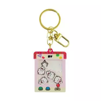 Брелок для ключей Solomon Shoji BT21 minini с блестками GLITTER KEYHOLDER (RJ)