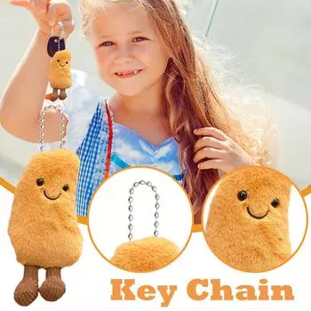 Брелок для ключей «Веселая Улыбка Картофельная Кукла» Подвеска «Улыбка Картофельная Кукла Машина Плюшевая Кукла One Size