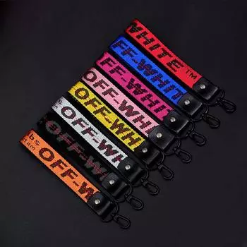 Брелок для ключей Vogue БЕЛЫЙ ремешок-держатель для вышивки брелок для мобильного телефона короткий 1 шт. розы красного