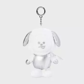 Брелок для ключей в форме куклы BT21 Silver Edition