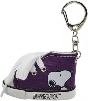 Брелок для ключей в виде кроссовок Nakajima Corporation Snoopy, фиолетовый 196163-24
