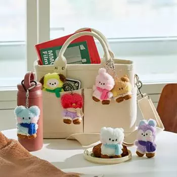 Брелок для ключей в виде куклы BT21 Mini minini Boots Edition CHIMMY