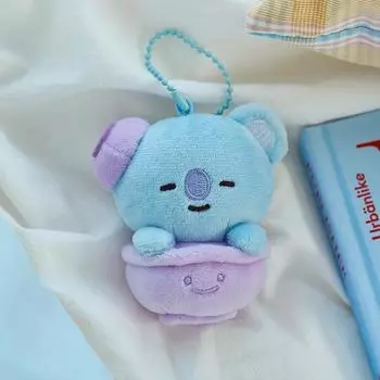 Брелок для ключей в виде куклы BT21 KOYA RJ Welcome Party Rice Bowl 1P