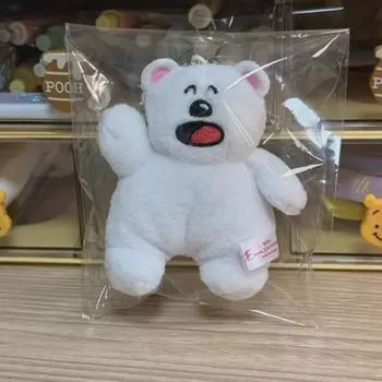 Брелок для ключей в виде куклы Tabekodo Boots (белый медведь)