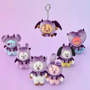 Брелок для ключей в виде куклы-злодея BT21 Angel & Villain Edition CHIMMY