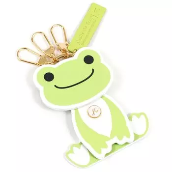 Брелок для ключей в виде лягушки-маринованной NH0851 светло-зеленый 31311 Один размер [Kitamura] Оригинальный подарок для женщин [зеленый]