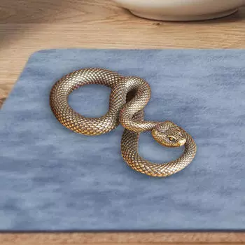 Брелок для ключей в виде мини-змеи в виде рюкзака, настольная скульптура, украшение-подвеска