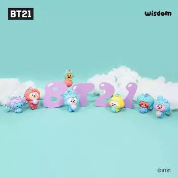 Брелок для ключей в виде миниатюрной фигурки дракона BT21