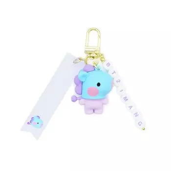 Брелок для ключей в виде минифигурки Соломона Шоджи BT21 БРЕЛОК ДЛЯ КЛЮЧЕЙ ФИГУРКА брелок-ремешок (с наклейкой) (MANG)