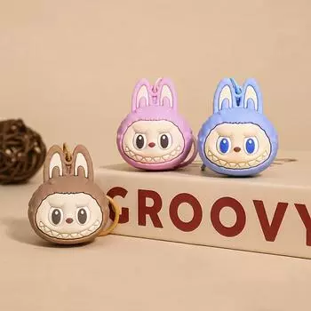 Брелок для ключей в виде мультфильма Лабубу, сумка для автомобиля, подвеска, ювелирные украшения, аниме-брелки, аксессуары для автомобильного интерьера as the picture