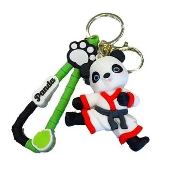 Брелок для ключей в виде мультяшной панды, сумка-панда, креативная милая панда, брелок для ключей для девочек style 3