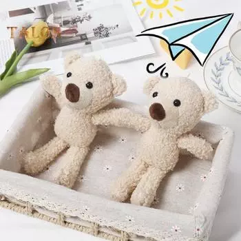 Брелок для ключей в виде плюшевого медведя для детей, брелок в виде плюшевого медведя, рюкзак, кулон, детские подарки на день рождения 1pc