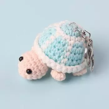 Брелок для ключей Yousheng Plush Turtle Yarn, сумка через плечо, школьная сумка, украшение, подвеска, новогодний подарок, сумка, украшение, брелок, органайзер для ключей розовый