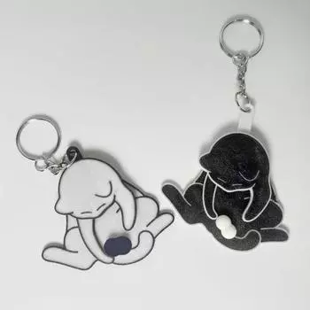 Брелок для ключей Yousheng Wiggling Cat, вращающиеся шарики для кошек, игрушка для снятия стресса, брелок для ключей в виде котенка, подарочные пакеты и брелоки для любителей кошек A