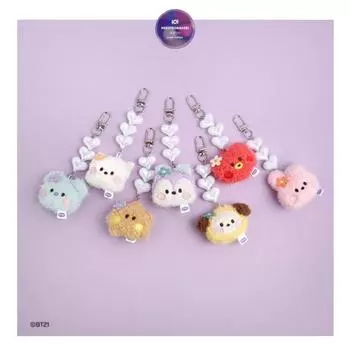 Брелок для куклы BT21 Beads [Лицо] CHIMMY